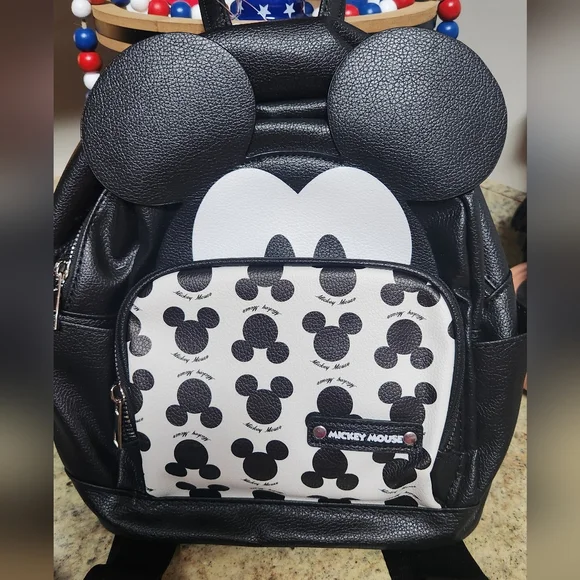 NEW ALDI x Disney Mickey Mouse Backpack, Wristlet, & Ears - Picture 2 of 6